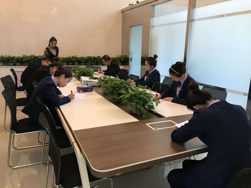 置業(yè)公司武威分公司開展置業(yè)顧問業(yè)務能力考評測試