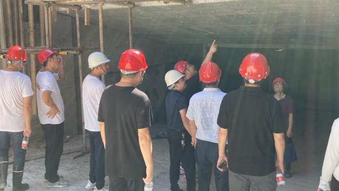 百酈玲瓏府項目5#、6#樓主體結構順利通過驗收